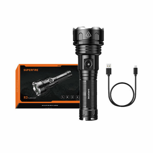 Superfire R3 P90 flashlight 2000 lm USB 36 W 5 modes 350 m - Other<<<Flashlights<<<Outdoor<<<InnproXML