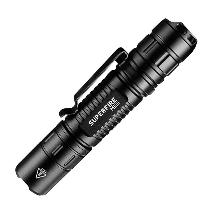 Superfire MI80-S flashlight, 300 lm, 3 W, 5 modes, 100 m