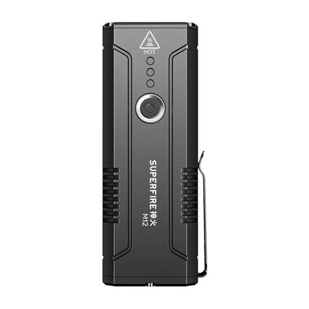 Superfire M12 flashlight - 8000lm, 6 modes, waterproof