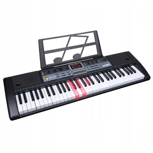 SUPRIMO 6136L - keyboard with microphone for learning to play designed for children