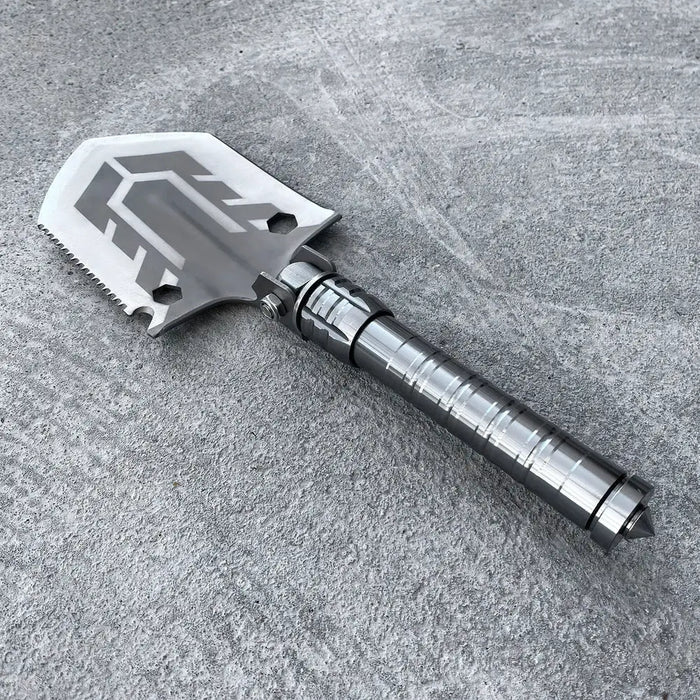 Survival shovel 10-in-1 folding shovel with knife screwdriver glass breaker - Others<<<HurtelXML
