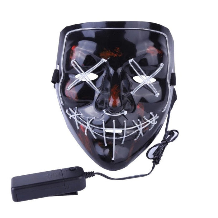 Purge Skull LED Mask for Halloween, Party, New Year, Birthday