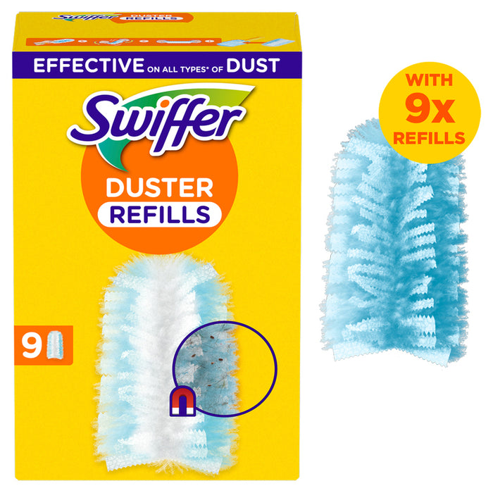 SPARE TOWELS FOR DUSTING BRUSH 9 PCS SWIFFER