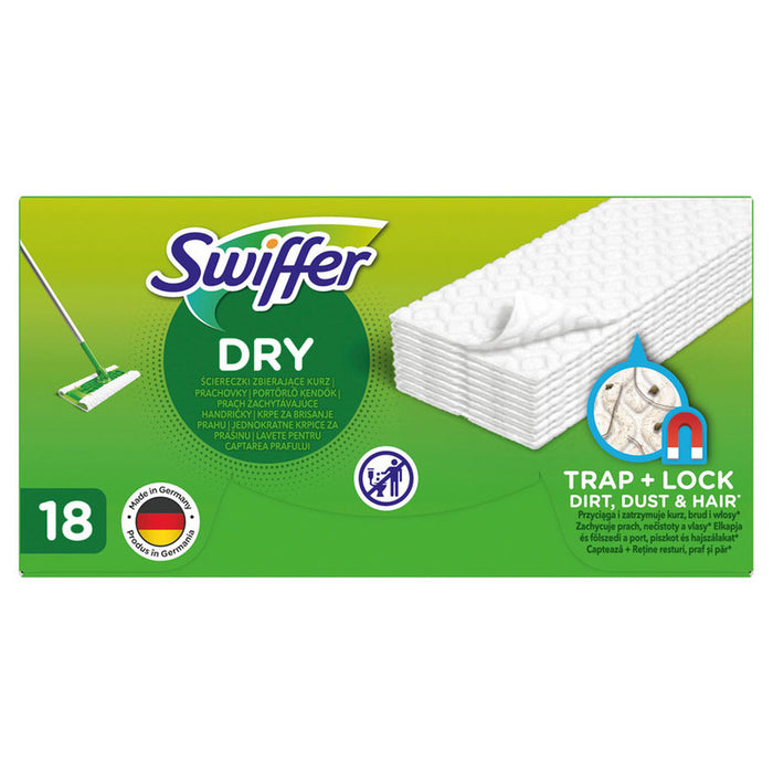 SPARE DRY TOWELS FOR DRY AND WET CLEANING MOP 18PCS SWIFFER