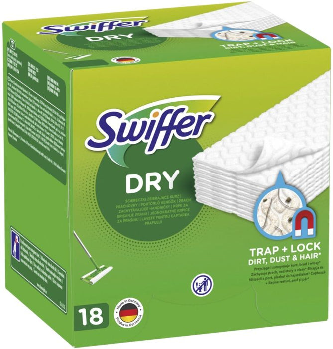 SPARE DRY TOWELS FOR DRY AND WET CLEANING MOP 18PCS SWIFFER