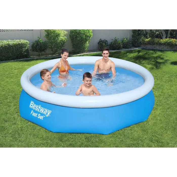 SWIMMING POOL F305X76CM BESTWAY 57270 - Надуваеми басейни<<<Басейни плажни артикули и оборудване<<<Градина<<<Praktiker