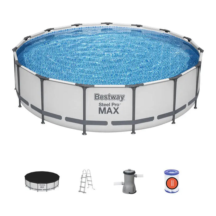 SWIMMING POOL F457X107CM BESTWAY 56488 - Басейни с рамка<<<Басейни плажни артикули и