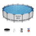 SWIMMING POOL F457X107CM BESTWAY 56488 - Басейни с рамка<<<Басейни плажни артикули и