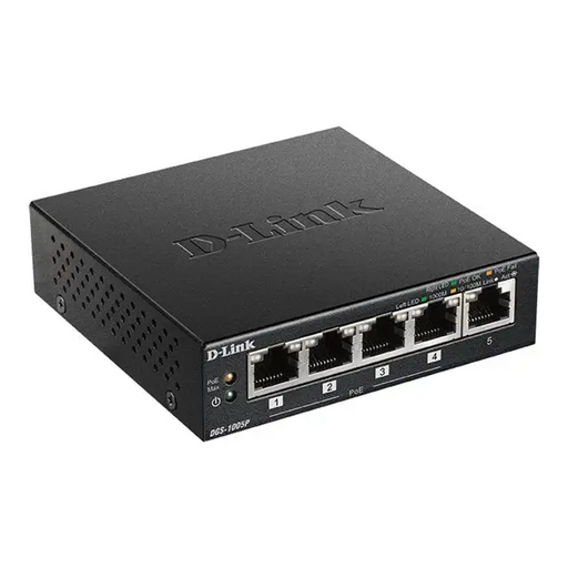 Switch D-Link DGS-1005P/E 10 Gbps - Комутатор - Неуправляеми<<<Мрежи<<<Мрежи и умен дом<<<ALSO&&&Компютър Мрежи и