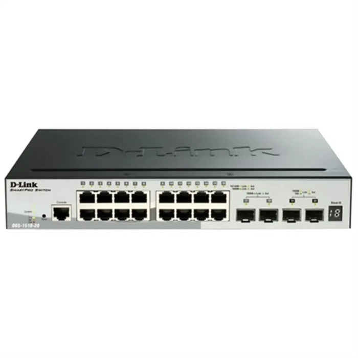 Switch D-Link DGS-1510-20/E - Компютър Мрежи и компоненти<<<Компютри| Електроника<<<BigBuy&&&Суичове<<<Компютър Мрежи и