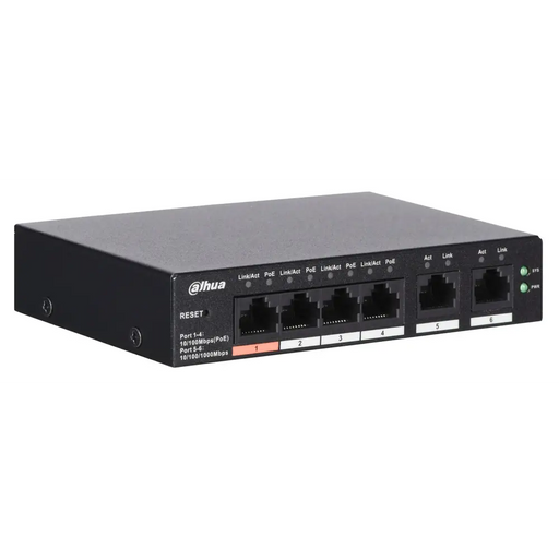 Switch Dahua CS4006-4ET-60 - SwitchesKIL-SWI<<<CommunicationKIL<<<ActionPL&&&Компютър Мрежи и компоненти<<<Компютри|