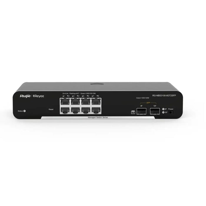 Switch Ruijie Networks RG-NBS3100-8GT2SFP - Компютър Мрежи и компоненти<<<Компютри|