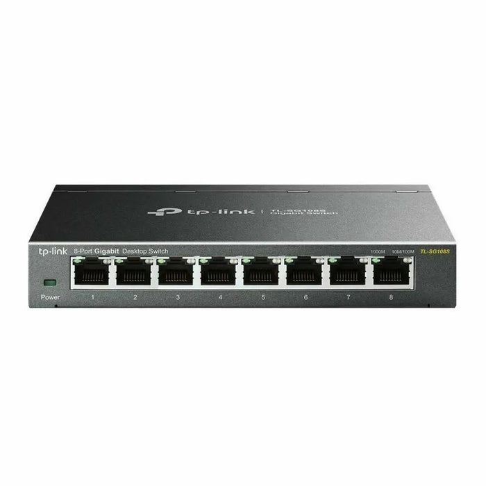 Switch TP-Link TL-SG108S RJ-45 x 8 Black - Компютър Мрежи и компоненти<<<Компютри|