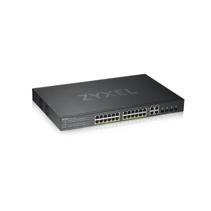 Switch ZYXEL GS1920-24HPV2 24-port Gigabit Smart-Managed PoE for mounting in a cabinet - Managed