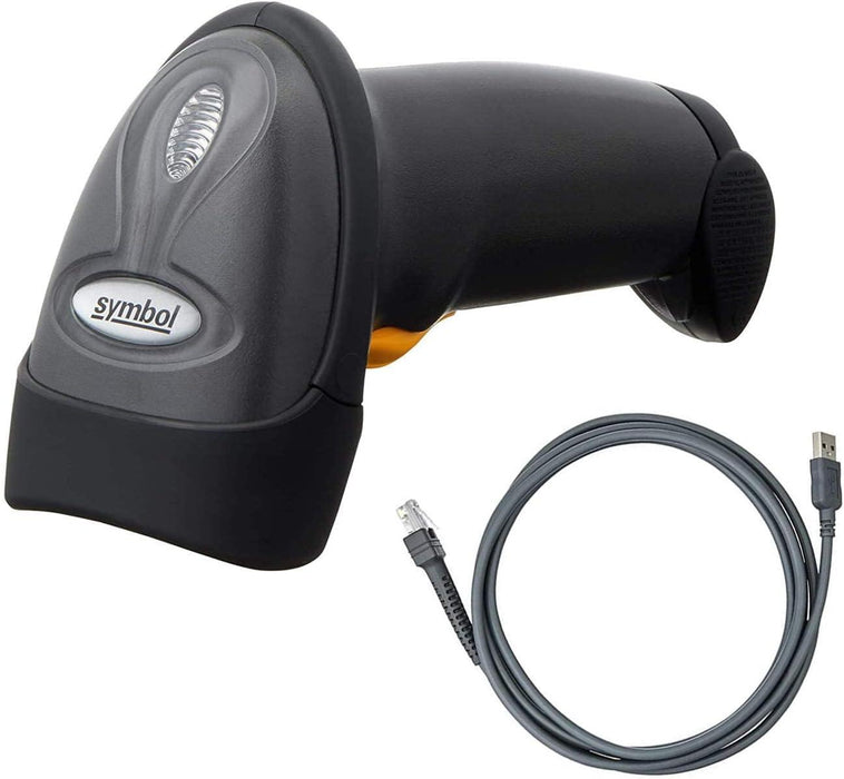 Barcode scanner Symbol LS2208, Cable and stand