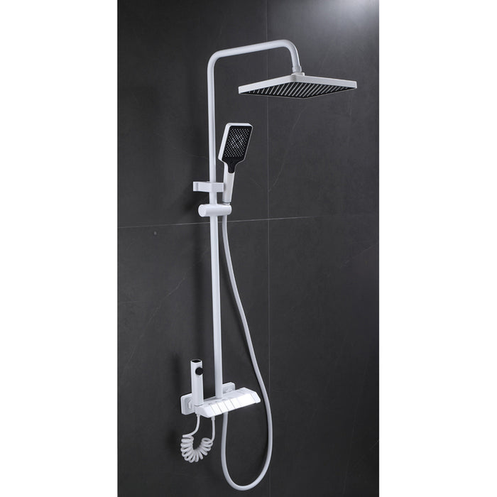 SHOWER SYSTEM THERMOSTAT SYNCHRO SKL-23158 WHITE