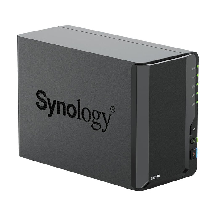 Network storage Synology DS225+, for 2 disks, Intel Celeron J4125, 2GB DDR4 SODIMM