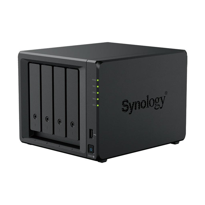 Network storage Synology NAS DS925+, for 4 drives, AMD Ryzen V1500B, 4GB DDR4 SODIMM