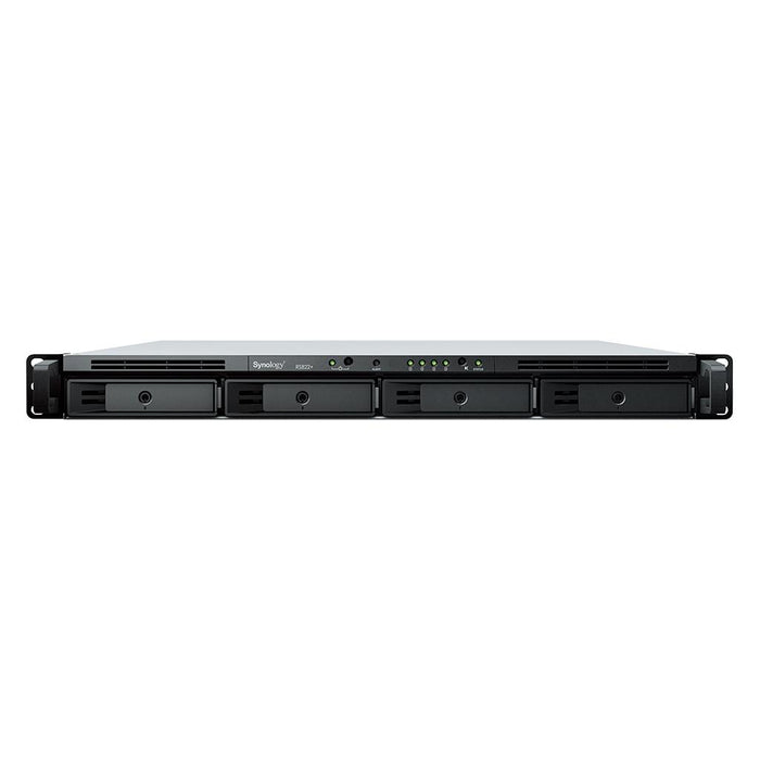 Synology RS822+ Network Storage, For 4 Drives, Up to 108TB, 2 GB DDR4, Gigabit, USB3.2 Gen 1