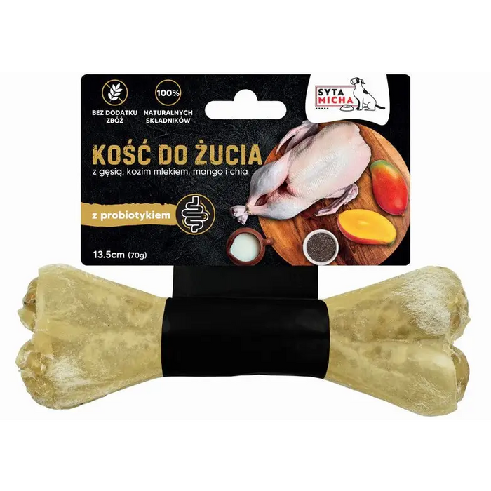 SYTA MICHA Chewing bone with probiotics - dog treat - 13.5 cm - DelicaciesDLP-PRZ<<<For the dogDLP<<<ActionPL