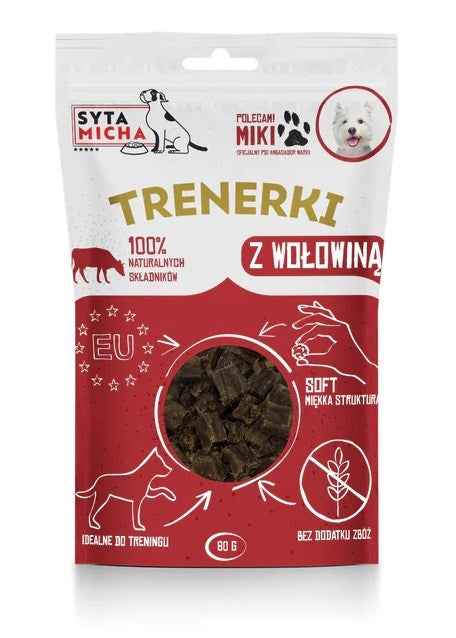 SYTA MICHA Treats with beef - dog treat - 80g