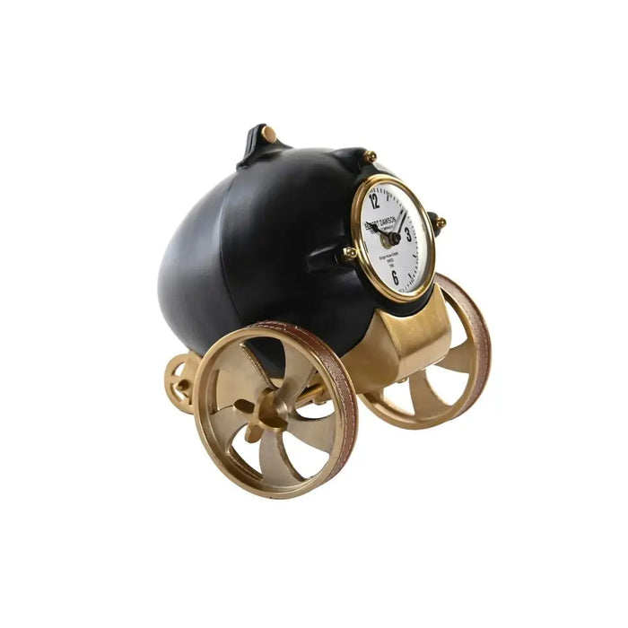Table clock DKD Home Decor Black Golden Colonial - Декорация и Осветление<<<Дом Градина<<<BigBuy&&&Стенни часовници и