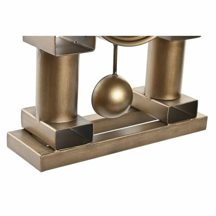 Table clock DKD Home Decor Black Golden Traditional - Декорация и Осветление<<<Дом Градина<<<BigBuy&&&Стенни часовници