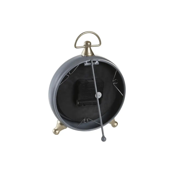 Table clock DKD Home Decor Black Grey Golden Traditional (2 Units) - Декорация и Осветление<<<Дом