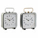 Table clock DKD Home Decor Blue White Black (2 Units) - Декорация и Осветление<<<Дом Градина<<<BigBuy&&&Стенни