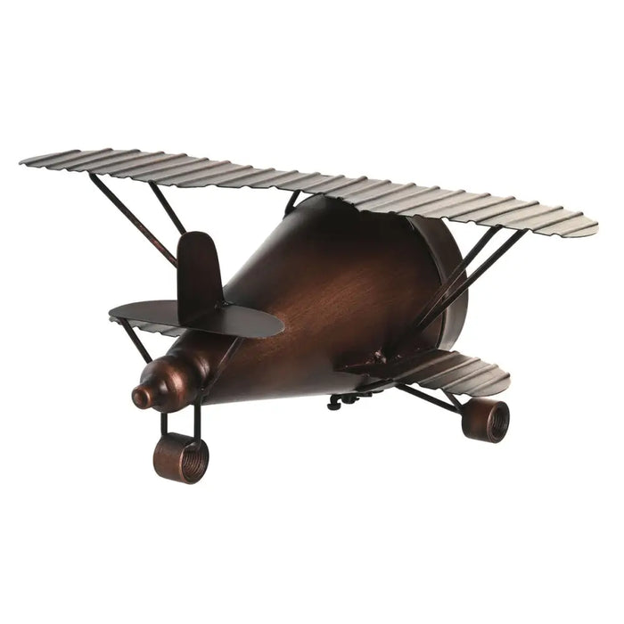 Table clock DKD Home Decor Golden Silver Aeroplane (2 Units) - Декорация и Осветление<<<Дом Градина<<<BigBuy&&&Стенни