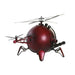 Table clock DKD Home Decor Red Silver Helicopter (2 Units) - Декорация и Осветление<<<Дом Градина<<<BigBuy&&&Стенни