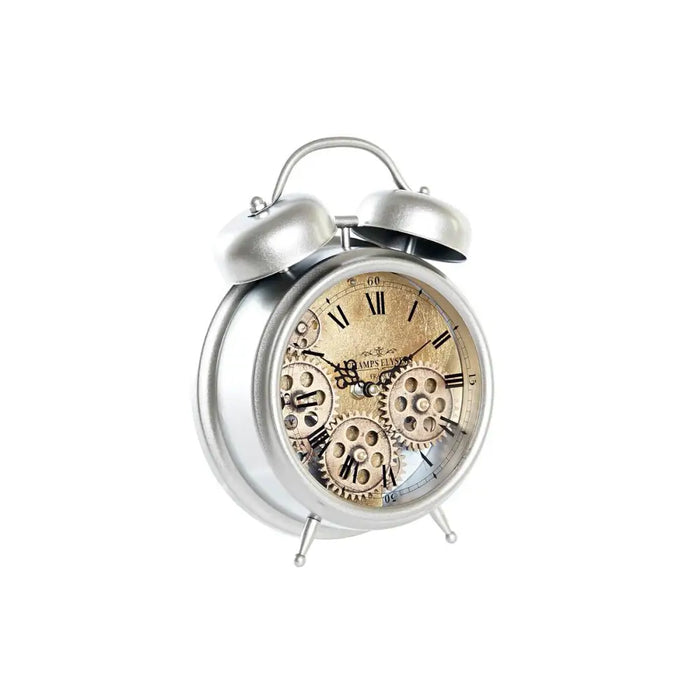 Table clock DKD Home Decor Silver - Декорация и Осветление<<<Дом Градина<<<BigBuy&&&Стенни часовници и