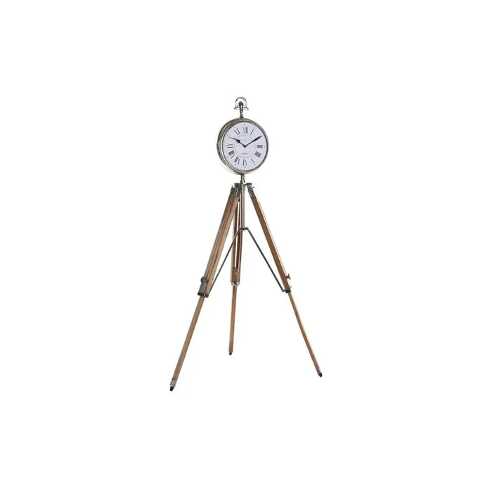 Table clock DKD Home Decor Silver Natural - Декорация и Осветление<<<Дом Градина<<<BigBuy&&&Стенни часовници и