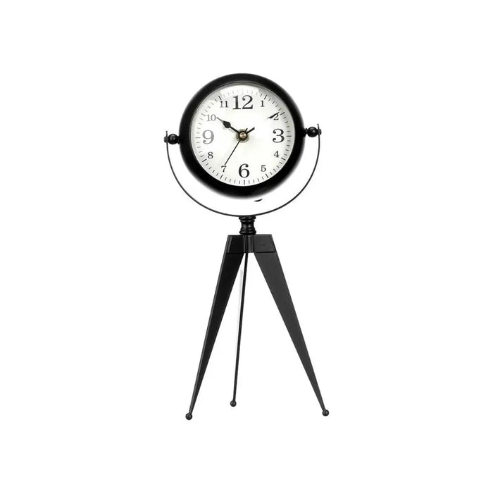 Table clock Gift Decor Black Tripod (4 Units) - Декорация и Осветление<<<Дом Градина<<<BigBuy&&&Стенни часовници и