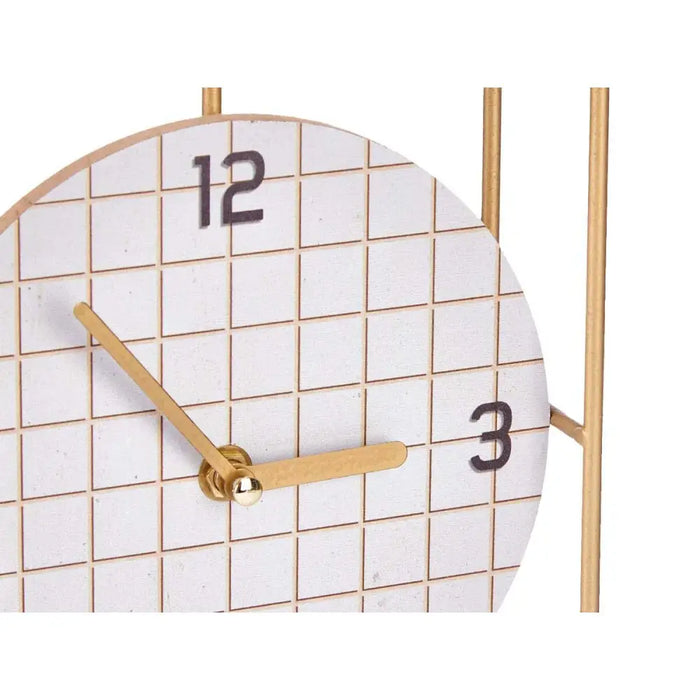Table clock Gift Decor Black Wood Squared (6 Units) - Декорация и Осветление<<<Дом Градина<<<BigBuy&&&Стенни часовници