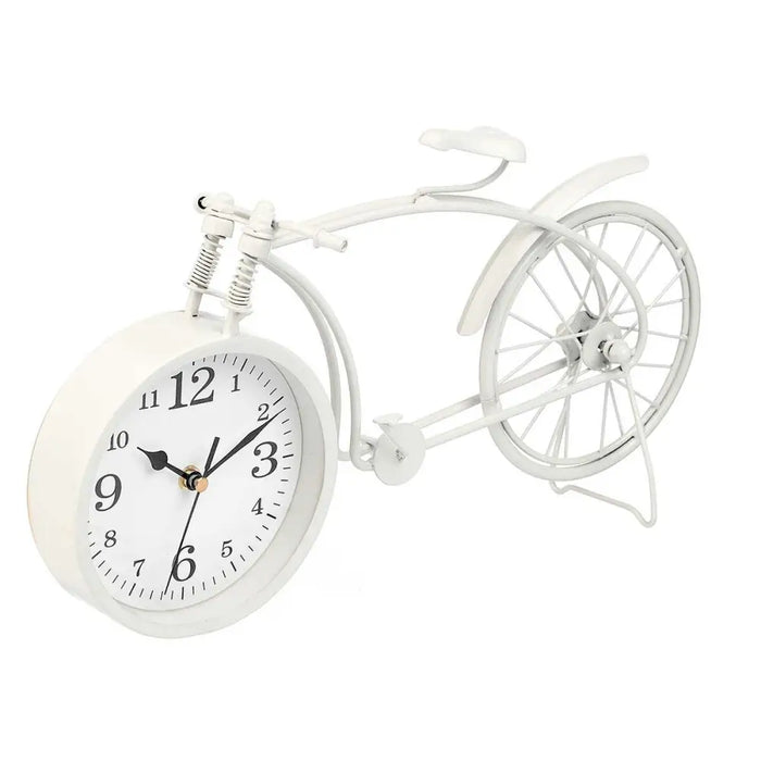Table clock Gift Decor White Bicycle (4 Units) - Декорация и Осветление<<<Дом Градина<<<BigBuy&&&Стенни часовници и