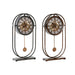 Table clock Home ESPRIT Black Golden Vintage (2 Units) - Декорация и Осветление<<<Дом Градина<<<BigBuy&&&Стенни