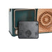 Table clock Home ESPRIT Golden Dark green Metal Radio 24 x 8 x 17 cm - Декорация и Осветление<<<Дом