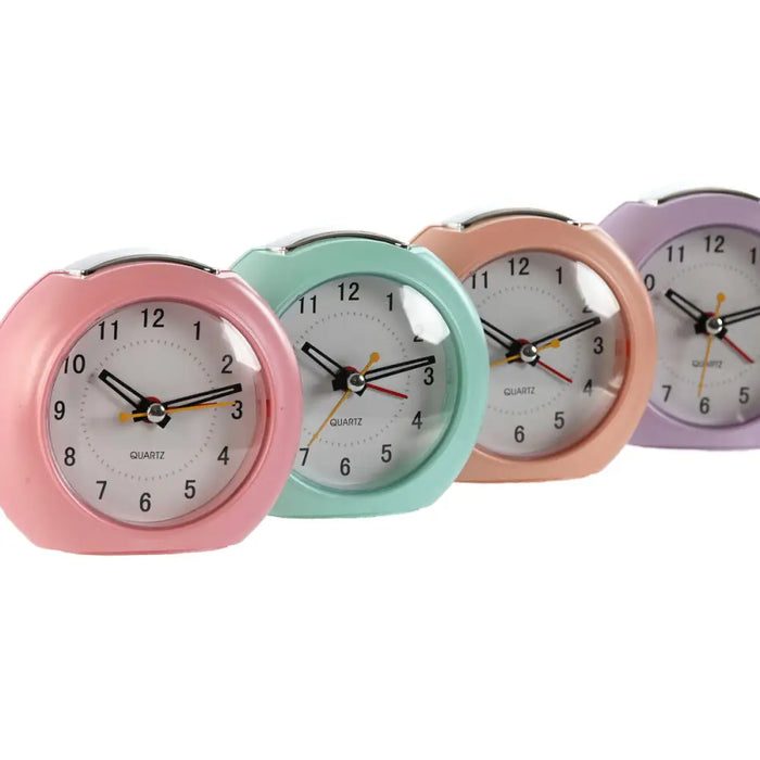 Table clock Home ESPRIT Pink Coral Mint Lilac (4 Units) - Декорация и Осветление<<<Дом Градина<<<BigBuy&&&Стенни