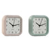 Table clock Home ESPRIT Pink Mint (2 Units) - Декорация и Осветление<<<Дом Градина<<<BigBuy&&&Стенни часовници и