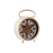 Table clock Home ESPRIT White Golden Scandi - Декорация и Осветление<<<Дом Градина<<<BigBuy&&&Стенни часовници и