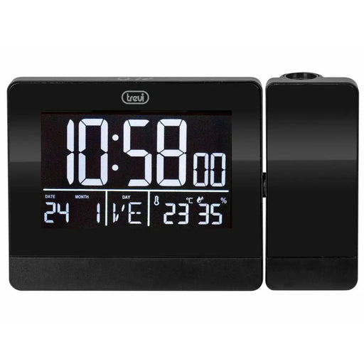 Table clock Trevi 0088400 Black (1 Unit) - Декорация и Осветление<<<Дом Градина<<<BigBuy&&&Стенни часовници и