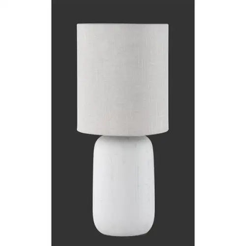 TABLE LAMP CLAY 40W E14 H35 CM ECRUE TRIO - Настолни лампи<<<Вътрешно осветление<<<Мебели и