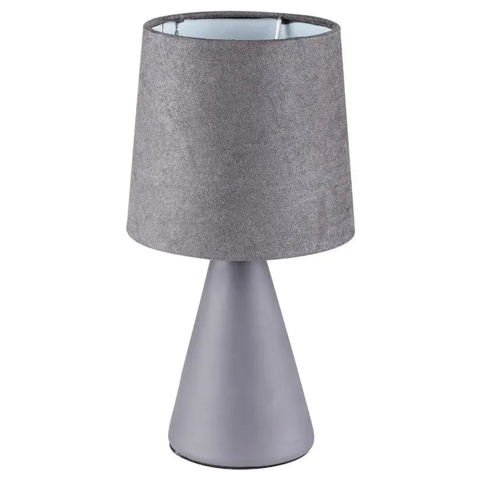 TABLE LAMP E14 MAX 40W GRAY RABALUX NALANI - Настолни лампи<<<Вътрешно осветление<<<Мебели и
