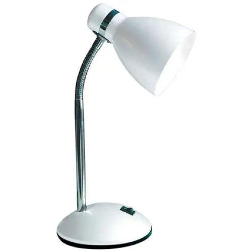 TABLE LAMP WHITE E27 25W WITH REALITY KEY - Настолни лампи<<<Вътрешно осветление<<<Мебели и