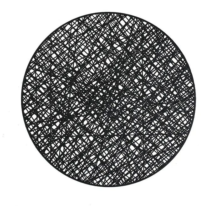 TABLE MAT PVC LACE BLACK 38X38 CM - Аксесоари<<<Текстил за кухня<<<Мебели и интериор<<<Praktiker&&&Аксесоари<<<Текстил
