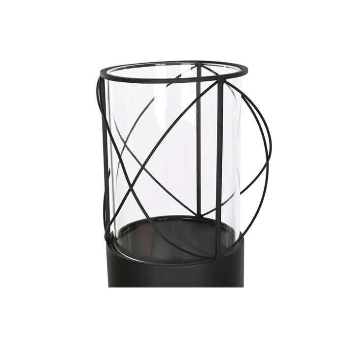 Table Mat Set Home ESPRIT Black Metal Crystal 27 x 27 x 125 cm (2 Units) - Декорация и Осветление<<<Дом
