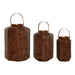 Table Mat Set Home ESPRIT Brown Golden Metal 26 x 26 x 38,5 cm - Декорация и Осветление<<<Дом Градина<<<BigBuy&&&Свещи