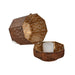 Table Mat Set Home ESPRIT Brown Golden Metal 26 x 26 x 38,5 cm - Декорация и Осветление<<<Дом Градина<<<BigBuy&&&Свещи