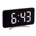 Table-top Digital Clock Gift Decor White (12 Units) - Декорация и Осветление<<<Дом Градина<<<BigBuy&&&Стенни часовници